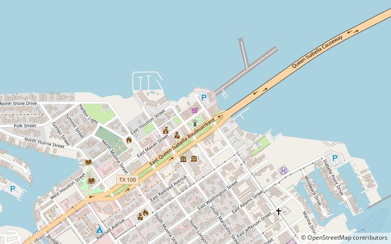 Port Isabel Lighthouse location map
