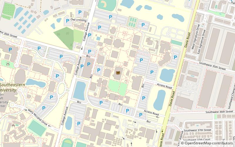 FAU Broward Student Wellness Center location map