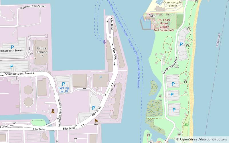 Port Everglades location map