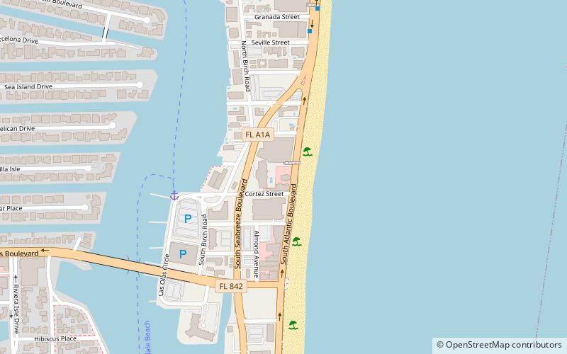 Beach Place location map