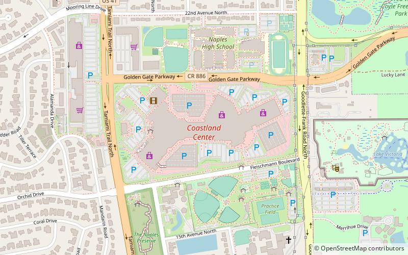 Coastland Center location map