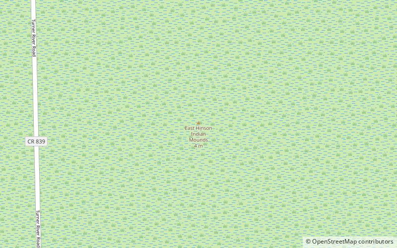 hinson mounds reserve nationale de big cypress location map