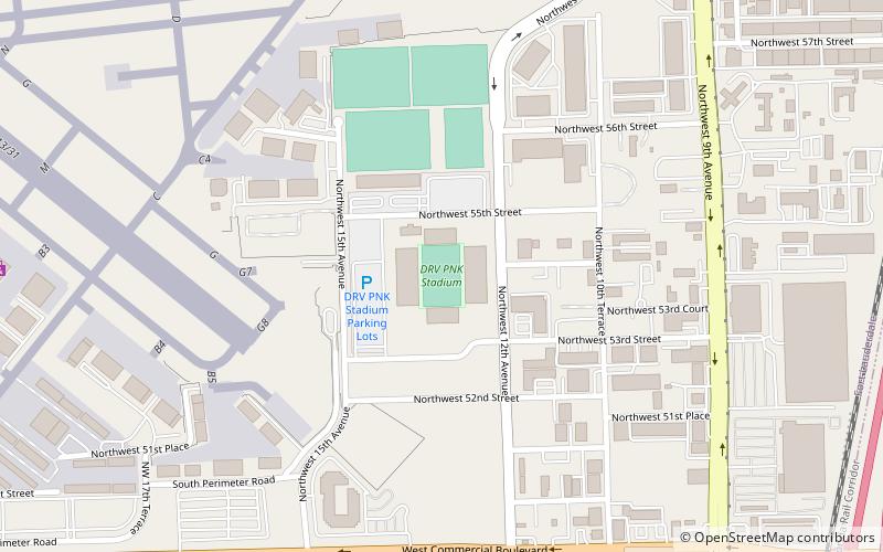 drv pnk stadium fort lauderdale location map