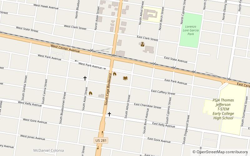 Pharr Memorial Library location map