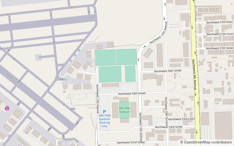 Fort Lauderdale Stadium location map