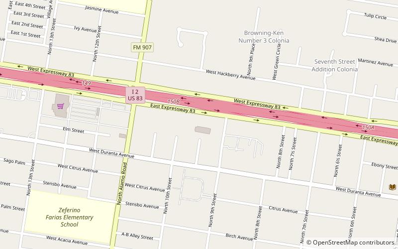 alamo location map