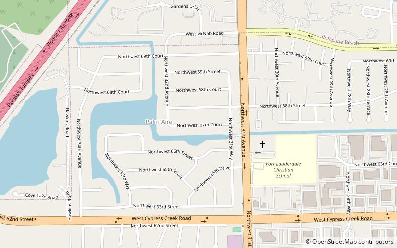 palm aire fort lauderdale location map