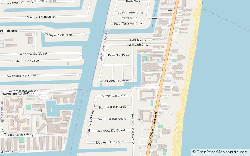 terra mar pompano beach location map