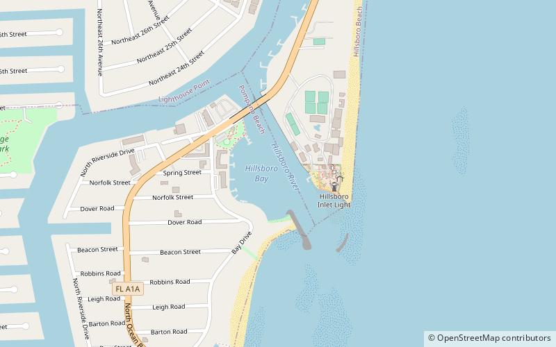 Hillsboro Inlet location map