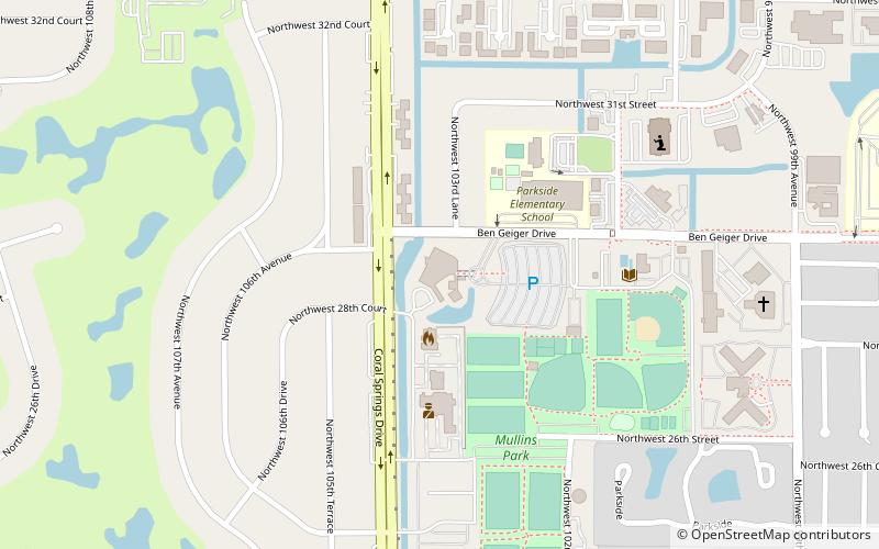 Coral Springs Museum of Art location map
