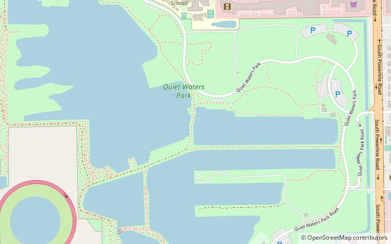 Quiet Waters Park location map