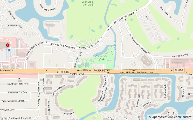 Arboreto de Deerfield Beach location map