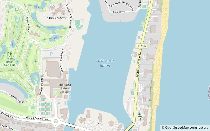 lake boca raton location map