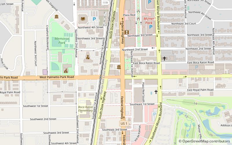 Boca Raton Old City Hall location map