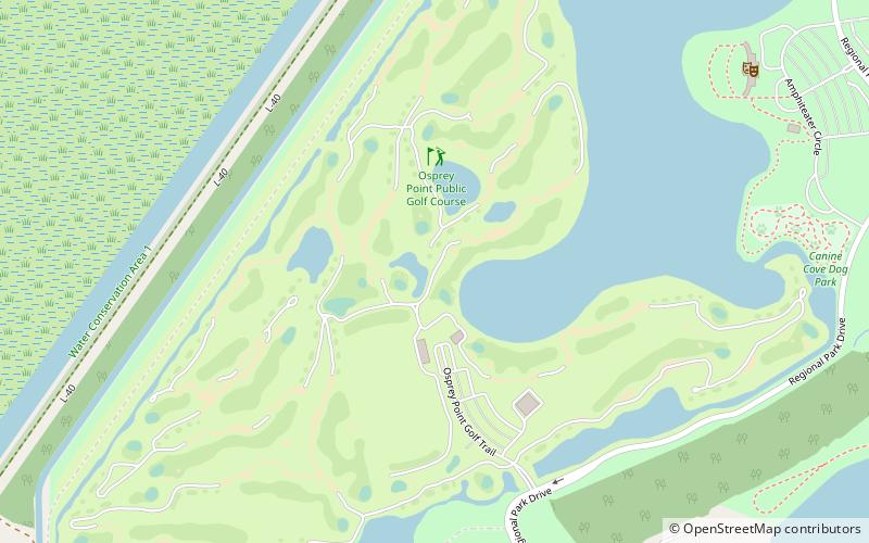 Osprey Point Golf Course location map