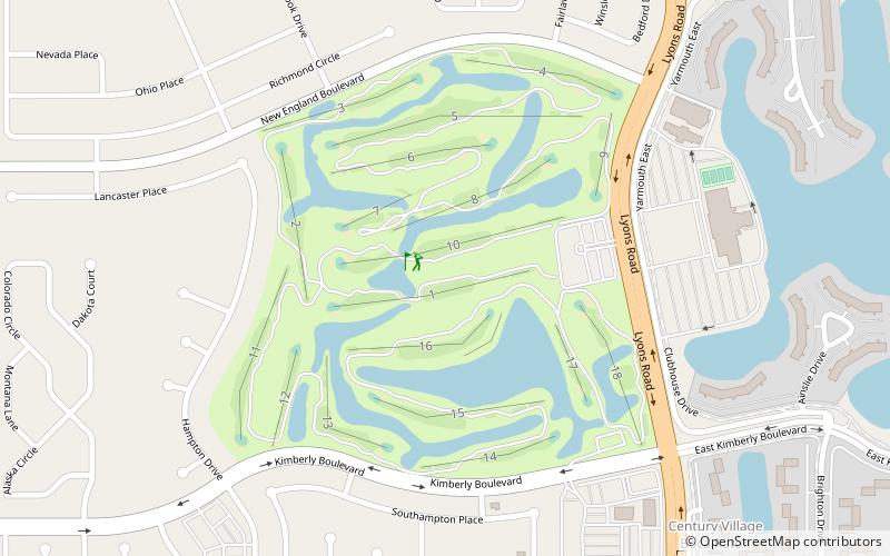 Southwinds Golf Course location map