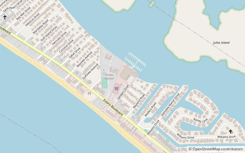 Snook Bight Marina location map