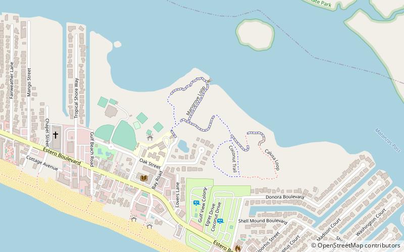 Matanzas Pass Preserve location map