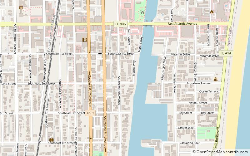 Marina Historic District location map