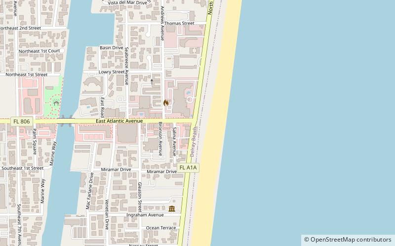 delray municipal beach delray beach location map