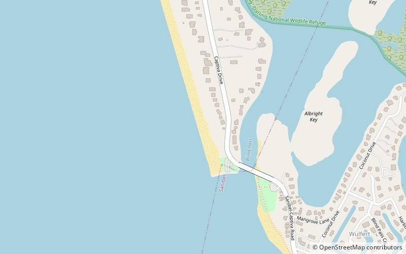 Turner Beach - Captiva Island location map