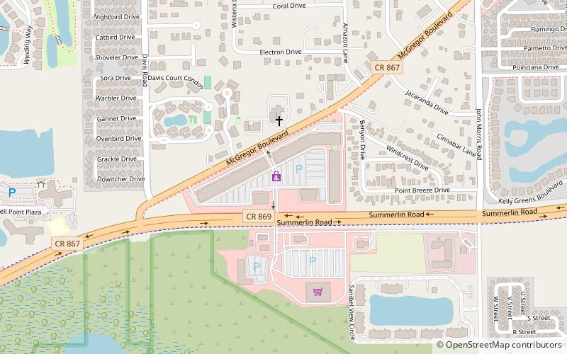 Sanibel Outlets location map