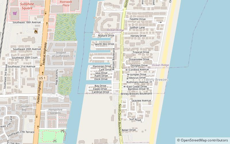 briny breezes boynton beach location map