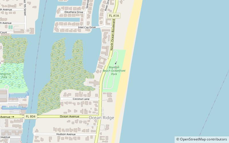 oceanfront park beach boynton beach location map