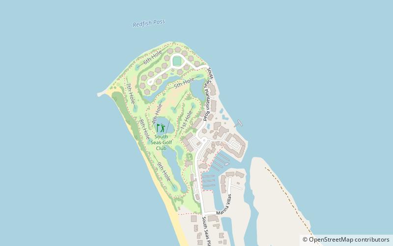 south seas island resort captiva florida location map