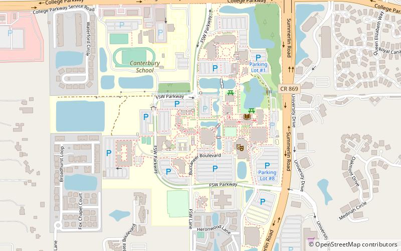 Florida SouthWestern State College location map