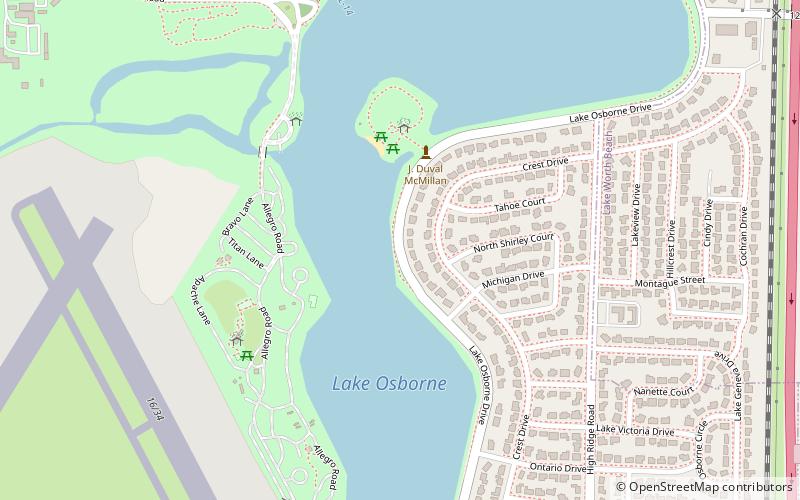 Lake Osborne location map