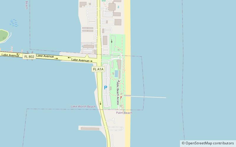 Lake Worth Beach location map