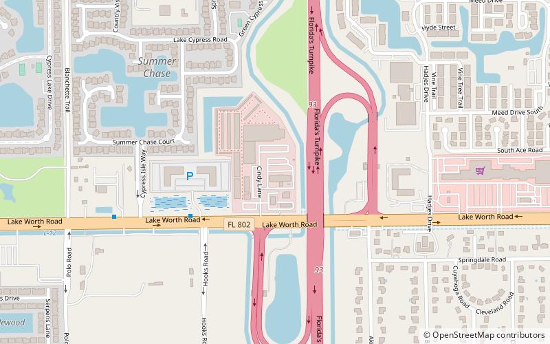 Palm Beach Skate Zone location map