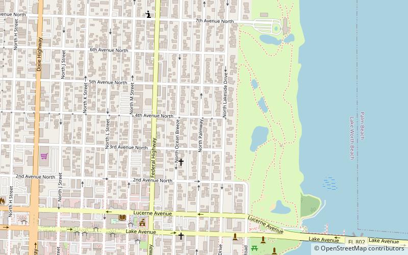 Old Lucerne Historic Residential District location map