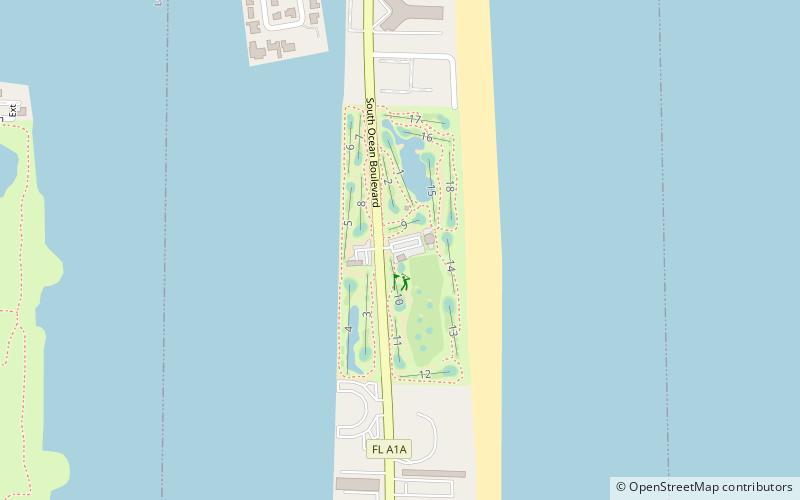 Palm Beach Par 3 Golf Course location map