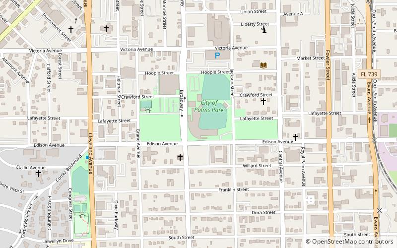 City of Palms Park location map