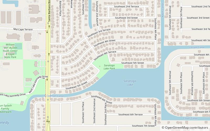 Saratoga Lake Park location map