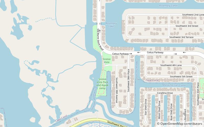 Sirenia Vista Park location map