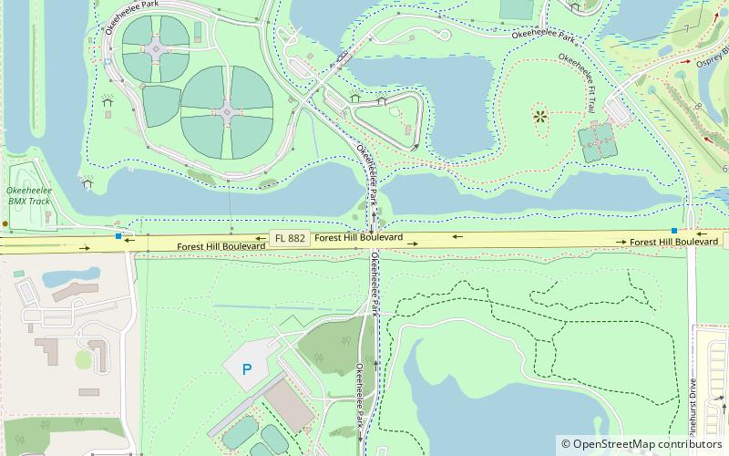 okeeheelee park west palm beach location map