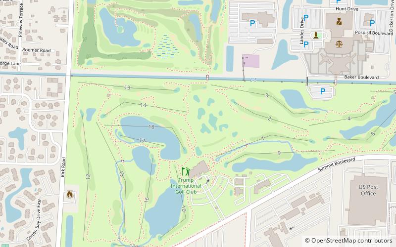 trump international golf club west palm beach location map