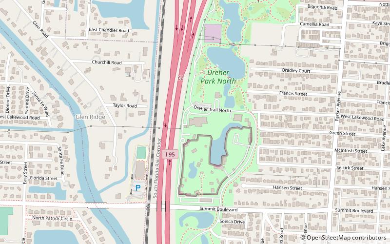 South Florida Science Center and Aquarium location map