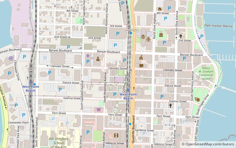 Clematis Street Historic Commercial District location map