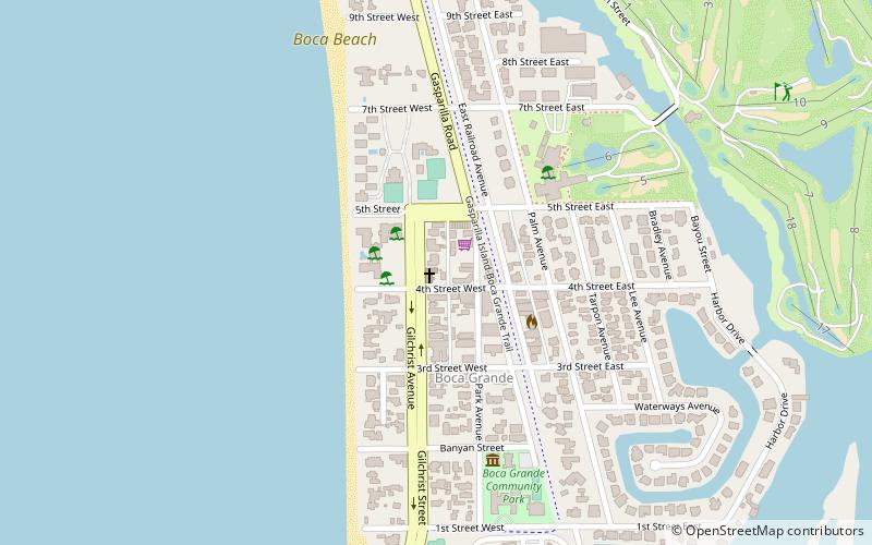 First Baptist Church of Boca Grande location map