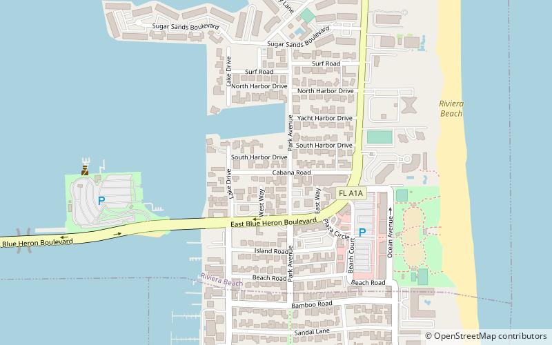 Singer Island location map