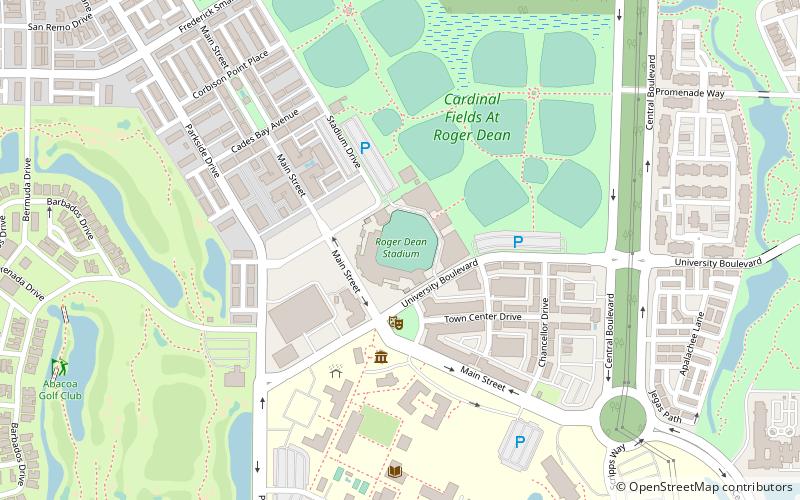 Roger Dean Stadium location map