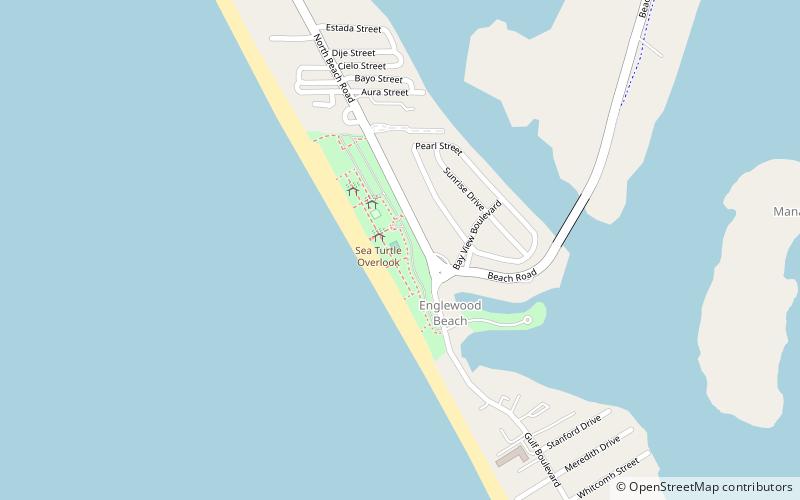 Englewood Beach location map