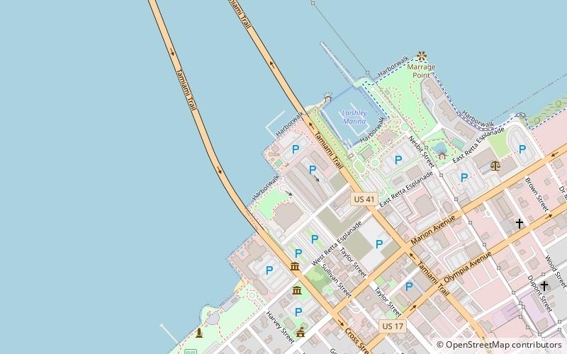 Harborwalk location map