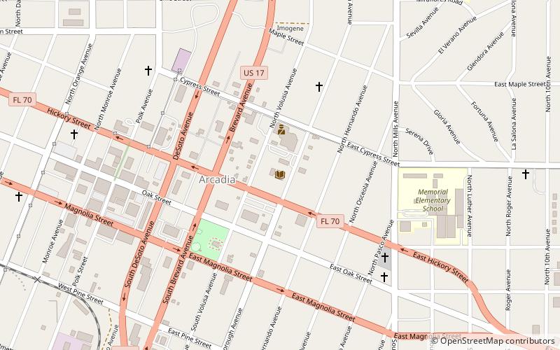 DeSoto County Courthouse location map