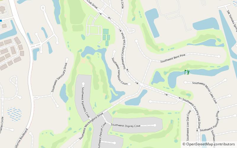 Saint Lucie Trail Golf Club location map