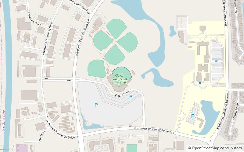Clover Park Baseball Stadium location map